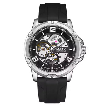 MARK FAIRWHALE Automatic Winding Mechanical Skeleton Watch (Model FW-6019)