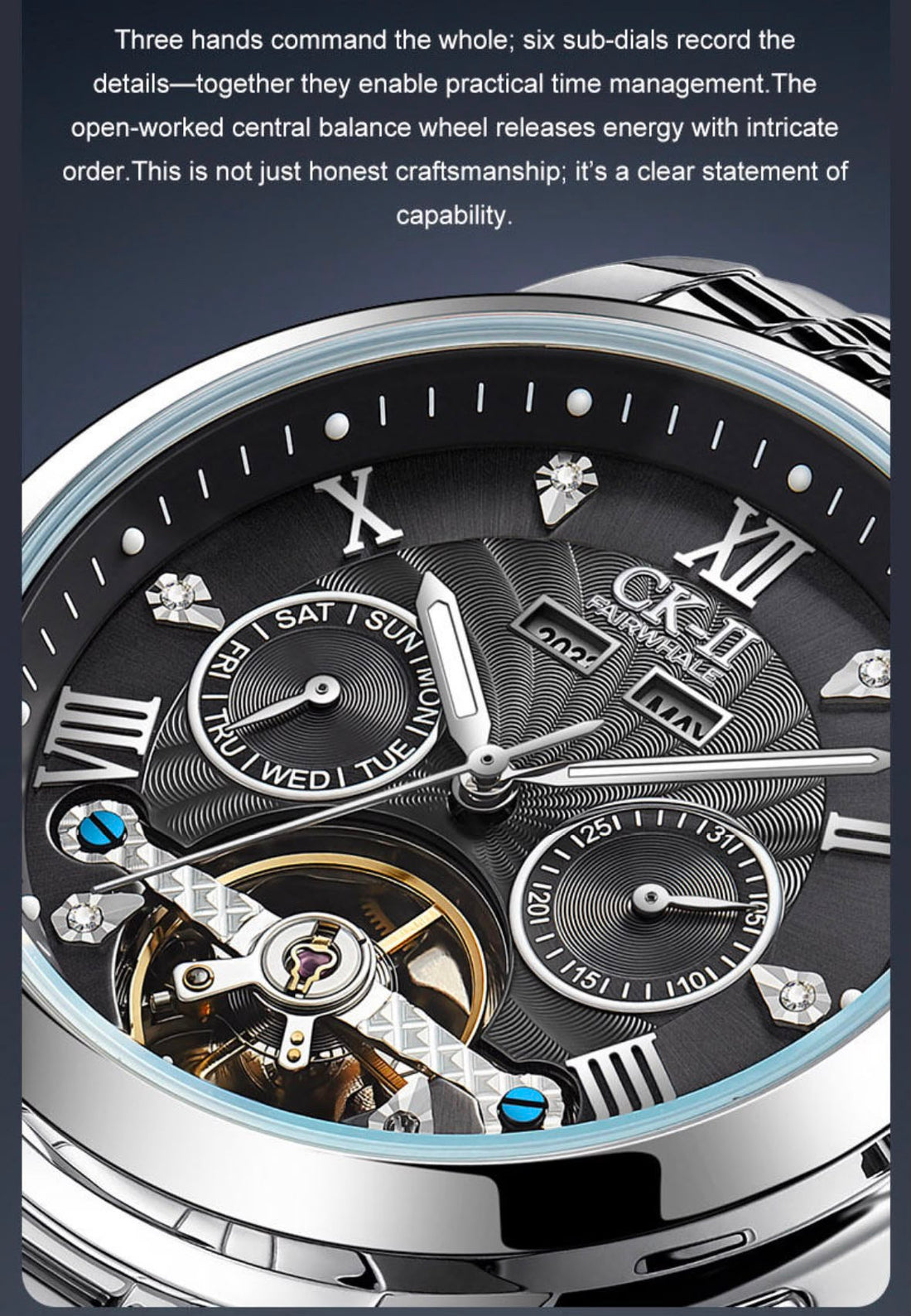Mark Fairwhale FW-6028 Men's Mechanical Business &amp; Fashion Watch