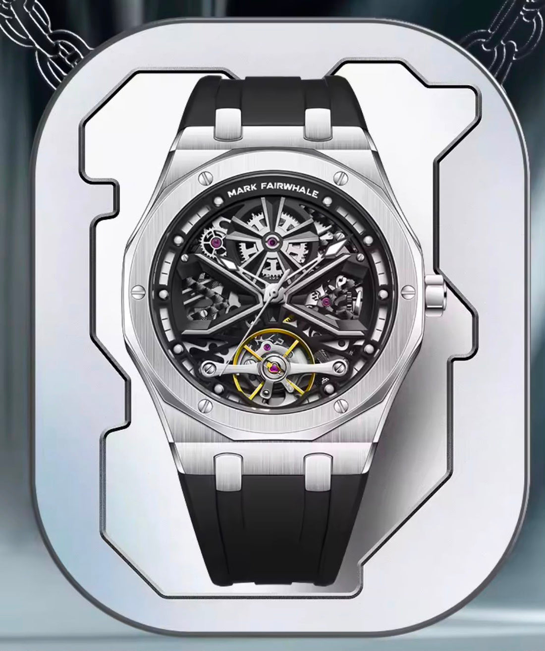 Mark Fairwhale FW-6400 Men's Skeleton Automatic Watch